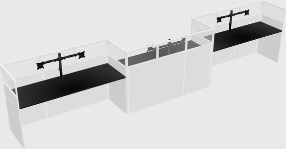 Rectangular cubicles
