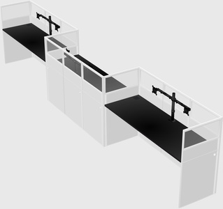 Rectangular cubicles