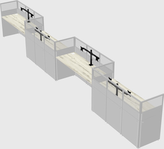 Rectangular cubicles