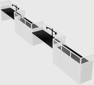 Cabines rectangulaires
