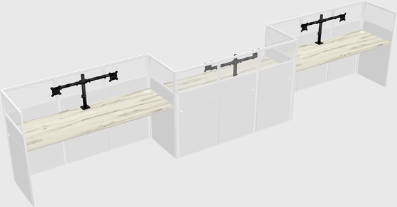 Rectangular cubicles