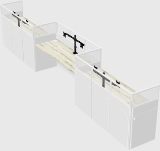 Rectangular cubicles