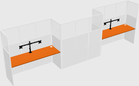Rectangular cubicles