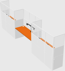 Rectangular cubicles