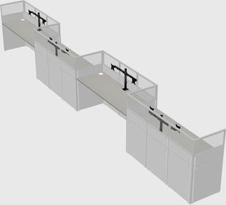 Rectangular cubicles