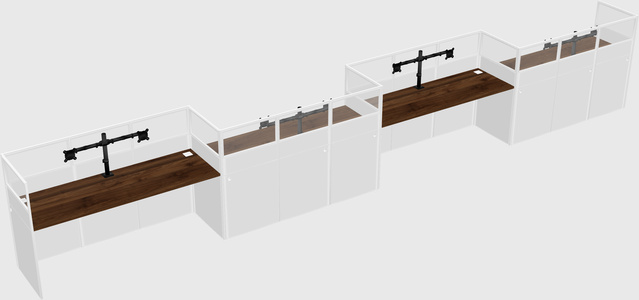 Rectangular cubicles