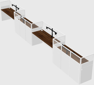 Rectangular cubicles