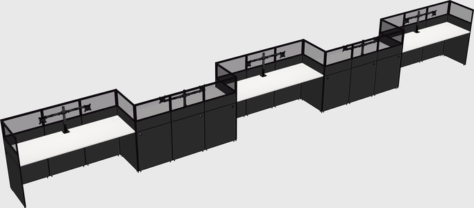 Rectangular cubicles