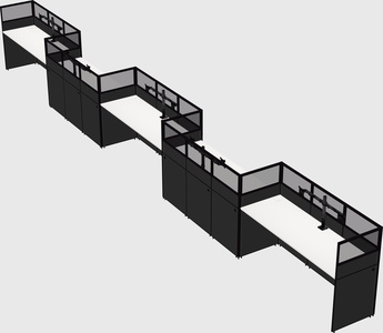 Rectangular cubicles
