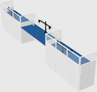 Rectangular cubicles