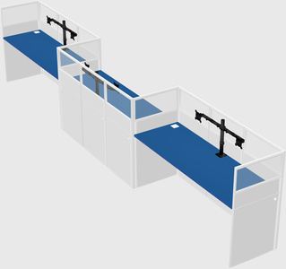 Rectangular cubicles