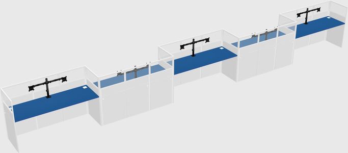 Cabines rectangulaires