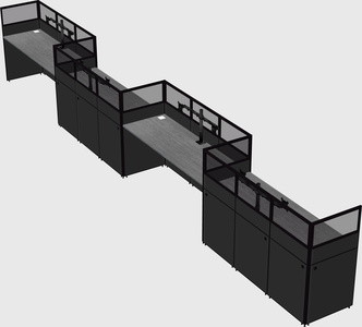 Rectangular cubicles