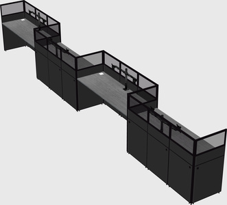 Rectangular cubicles