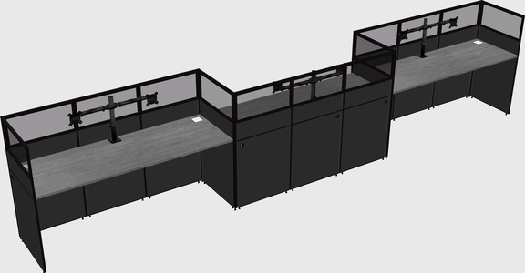 Rectangular cubicles