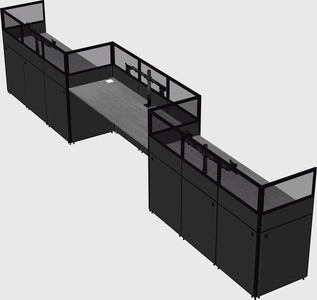 Rectangular cubicles