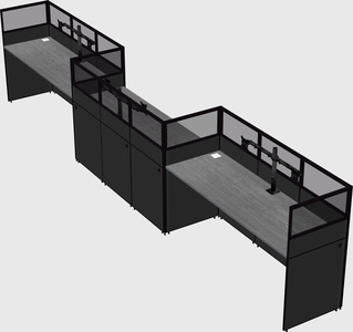 Rectangular cubicles