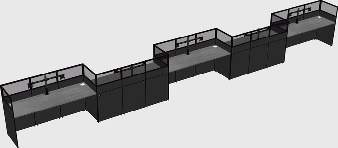 Cabines rectangulaires