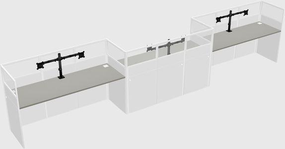 Rectangular cubicles