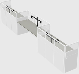 Rectangular cubicles