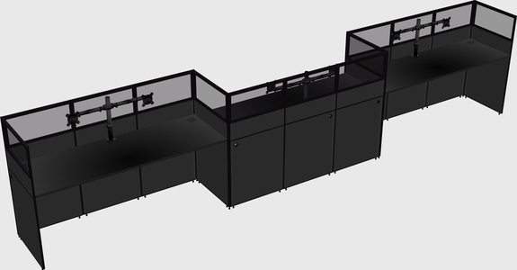 Rectangular cubicles
