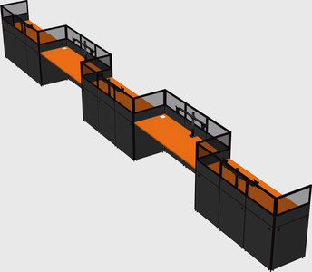 Rectangular cubicles