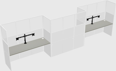 Cabines rectangulaires