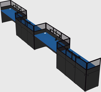Rectangular cubicles