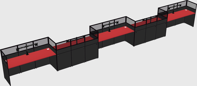 Cabines rectangulaires