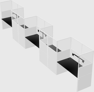Rectangular cubicles