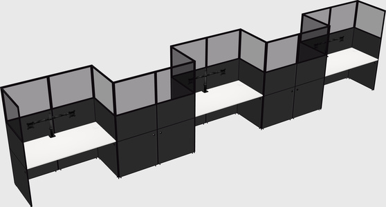 Rectangular cubicles