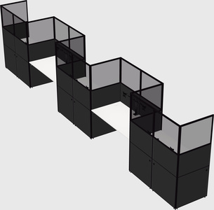 Rectangular cubicles