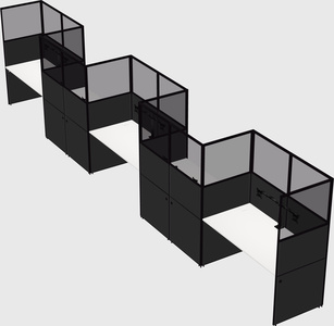 Rectangular cubicles