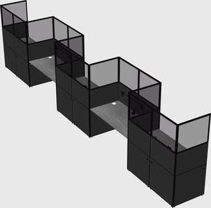 Rectangular cubicles