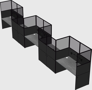 Rectangular cubicles