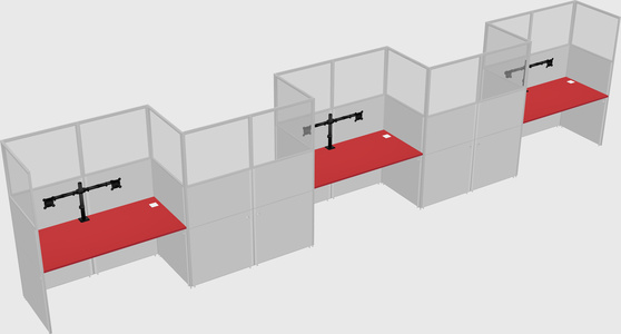 Rectangular cubicles