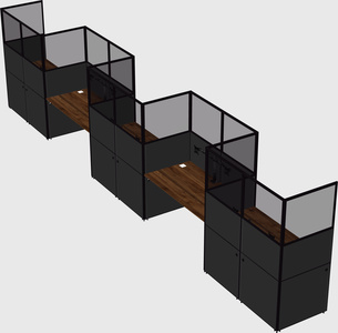 Cabines rectangulaires