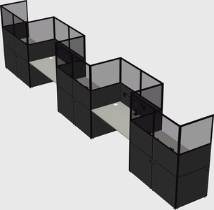 Rectangular cubicles