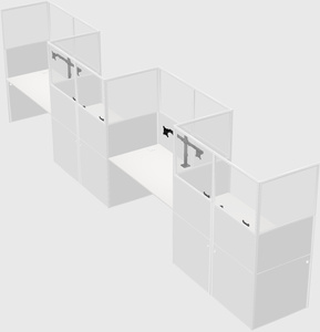 Cabines rectangulaires