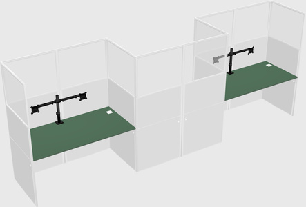 Rectangular cubicles