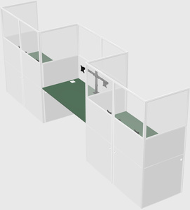 Rectangular cubicles