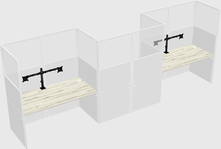 Rectangular cubicles