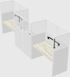 Rectangular cubicles