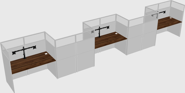 Rectangular cubicles