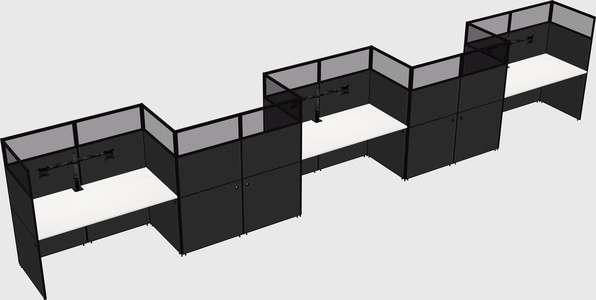 Rectangular cubicles