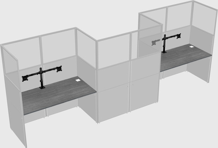 Rectangular cubicles