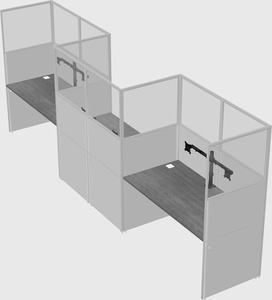 Rectangular cubicles