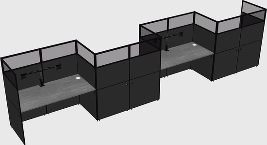 Rectangular cubicles