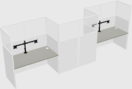 Rectangular cubicles