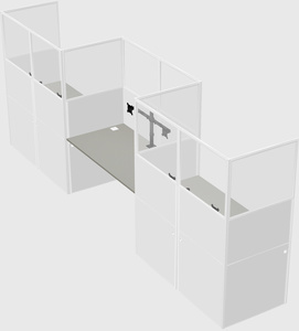 Rectangular cubicles
